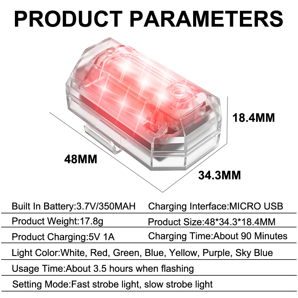 High Brightness Wireless LED Strobe Light