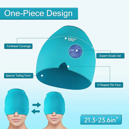 Cold Compress Migraine Relief Hat