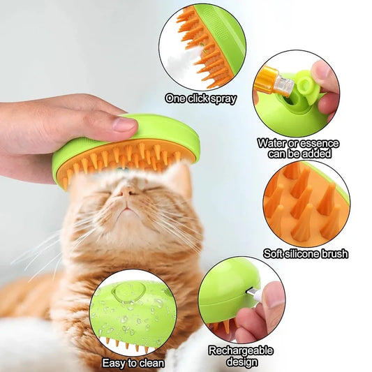 Electric Steam Pet Brush Packages