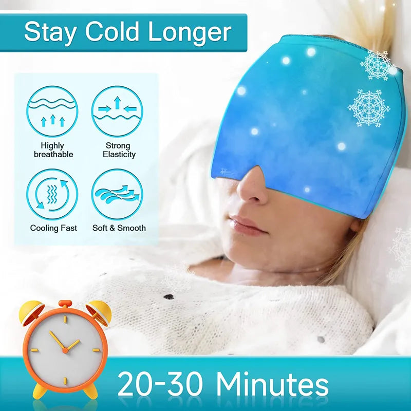 Cold Compress Migraine Relief Hat