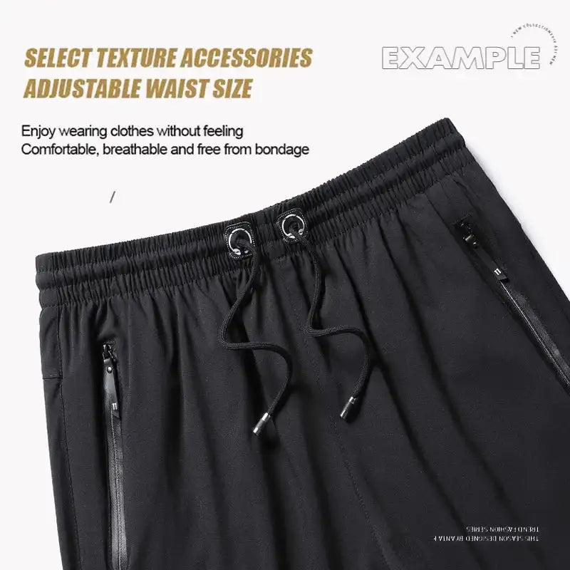 Mens Ice Silk Stretch Shorts