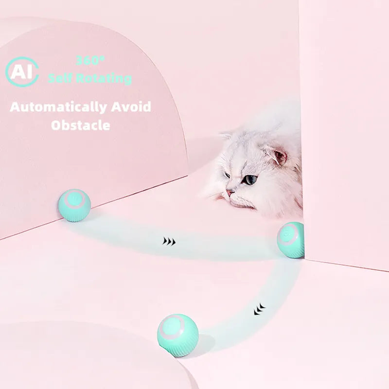 Automatic Rolling Cat Ball Toy